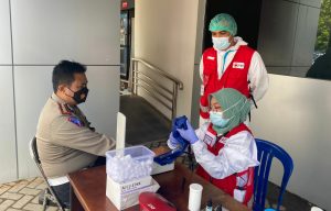 Ditlantas Polda NTB gelar donor darah peringati momentum HUT ke-66