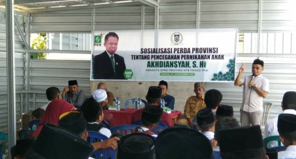 Gelar sosialisasi Perda 5/2021 di Bima-Dompu, Akhdiansyah: perkawinan anak di bawah umur harus dihindari