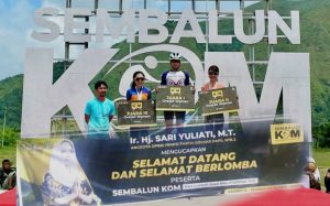 Ada dukungan Sari Yuliati di balik Kesuksesan Sembalun KOM Road Bike Challenge 2021