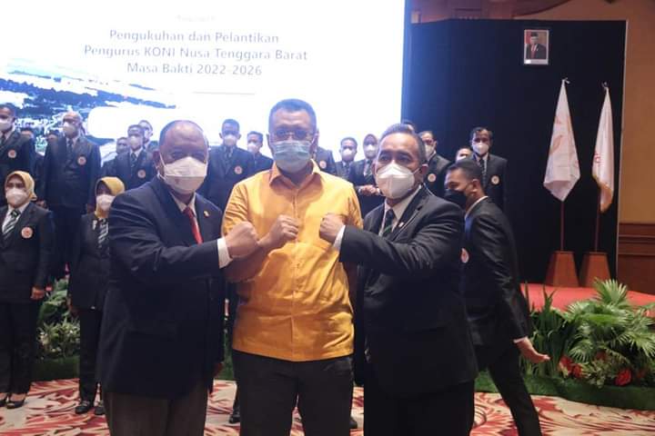 Pengurus KONI 2022-2026 resmi dikukuhkan, Mori Hanafi optimis NTB tuan PON 2028