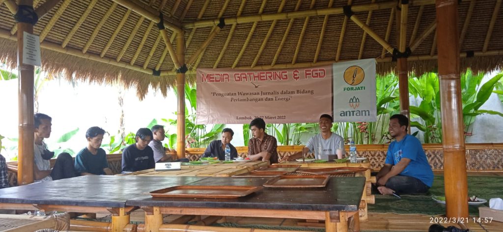 Gandeng PT ANTAM, Forjati gelar FGD tingkatkan pemahaman jurnalis soal tambang