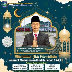 Kadistanbun NTB mengucapkan marhaban ya ramadhan 1443 H