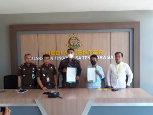 Kejati NTB dan LSM berakhir damai, pelaku ternyata anak yatim piatu