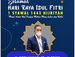 Ketua Umum Asprov PSSI NTB mengucapkan selamat idul Fitri 1443 H