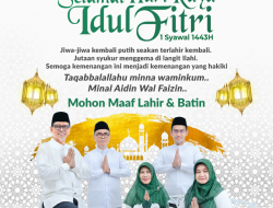 Bank NTB Syariah mengucapkan selamat idul fitri 1443 H