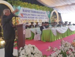 Rachmat Hidayat ingin wisudawan STIT Palapa Nusantara bekali diri dengan visi jauh menjangkau masa depan