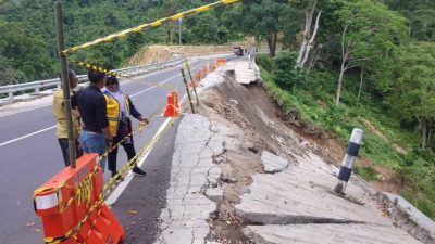 Belum setahun diperbaiki jalan di Pusuk rusak, Ketua Komisi IV DPRD NTB ungkap ‘boroknya’