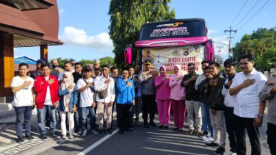 Kapolda NTB Gelar Mudik Gratis Ratusan Mahasiswa, OKP Ucapkan Terima Kasih