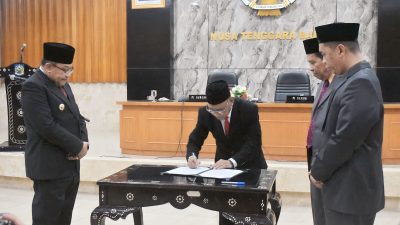 Penjabat Sekretaris Daerah NTB Resmi Dilantik