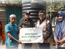 Bank NTB Syariah Bantu Air Bersih untuk Warga Terdampak Kekeringan di KLU