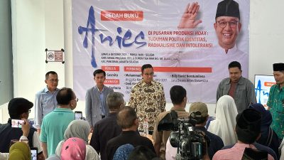 Relawan Sohib AMIN Launching Buku ‘Anies di Pusaran Produksi Hoax’