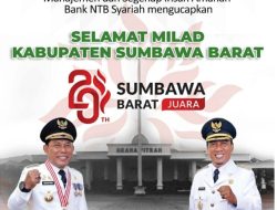 Bank NTB Syariah Mengucapkan Milad Selamat Kabupaten Sumbawa Barat Ke-20