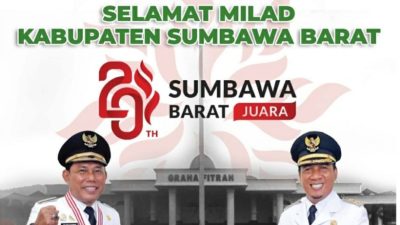Bank NTB Syariah Mengucapkan Milad Selamat Kabupaten Sumbawa Barat Ke-20