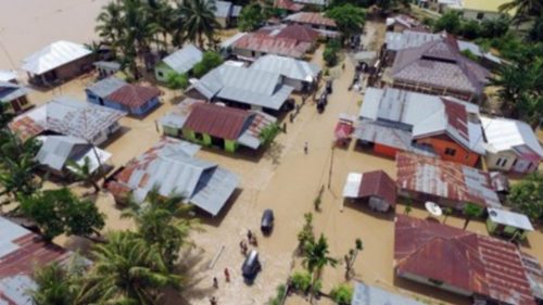 Ilustrasi banjir. (Iba/Istimewa)