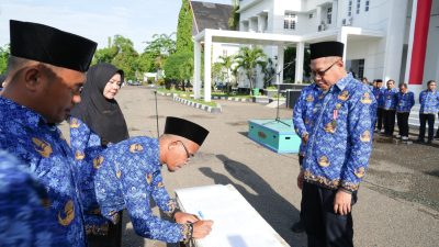 439 P3K Kota Bima Angkatan 2021 dan 2022 Dilantik di HUT KORPRI ke-52