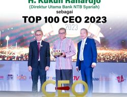 Direktur Bank NTB Syariah Raih 100 CEO 2023