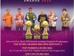 Bank NTB Syariah Sabet TOP BUMD Award 2024
