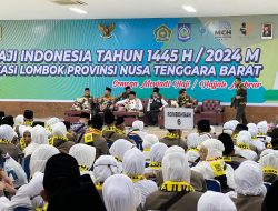 Pj Gubernur NTB Lepas Jamaah Haji Kloter 1 NTB