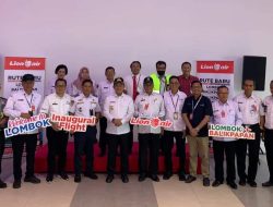 Pj Gubernur Hassanudin Resmikan Rute Flight Baru Lombok-Balikpapan