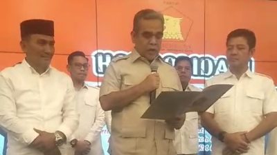 BBF-Judin Resmi Direkom Gerindra untuk Pilkada Dompu: Bima, Kota Bima dan Mataram Absen