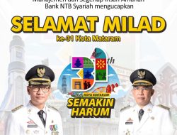 Bank NTB Syariah: Selamat Milad Kota Mataram