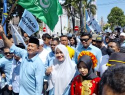 Iqbal-Dinda Diantar Puluhan Ribu Pendukung dan Simpatisan Daftar ke KPUD NTB 