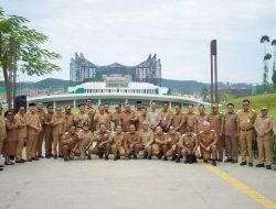 Penuhi Undangan Presiden, Pj Gubernur NTB Bersama Kepala Derah Se-Indonesia Berkeliling Kawasan IKN