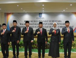 Pj Gubernur Hassanudin Lantik 5 Pjs Bupati/Kota di NTB, Najamudin-Julmansyah
