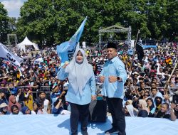 Lautan Manusia Hadiri Deklarasi Iqbal-Dinda