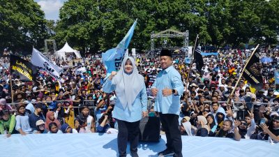 Lautan Manusia Hadiri Deklarasi Iqbal-Dinda