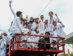 Meriah! Kontingen PON NTB Gelar Pawai Keliling Kota Mataram