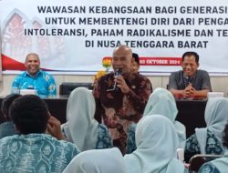 Tanamkan Nasionalisme, Polri Gelar Diskusi Wawasan Kebangsaan di SMAN 2 Mataram