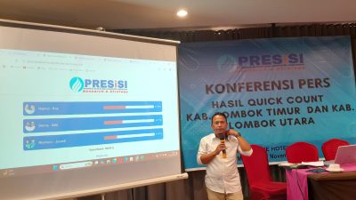 Quick Qount PRESiSI Pilkada KLU: Najmul-Kus Dipastikan Keluar sebagai Pemenang