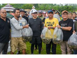 Pj Gubernur Hassanudin Lepas Benih Ikan dan Tanam Pohon upaya Pelestarian Alam Lingkungan