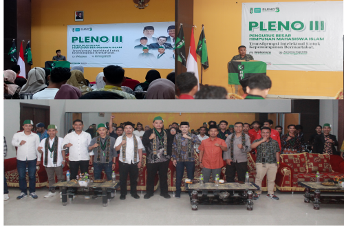 Pembukaan Pleno III Pengurus Besar Himpunan Mahasiswa Islam (PB HMI), Jumat 24 Januari 2025. (Iba)