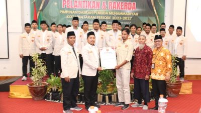 Resmi Dilantik, Sarif Hidayat Siap Bawa Pemuda Muhammadiyah Kota Mataram Lebih Mandiri