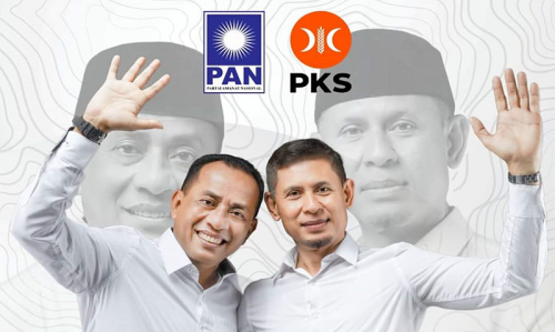 Pasangan Bupati dan Wakil Bupati terpilih Ady Mahyuddin - dr. Irfan. (Iba/Ist))