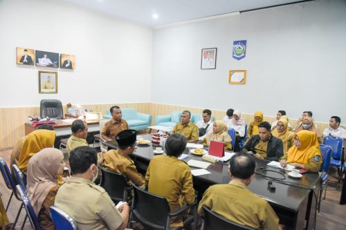 Rapat internal Dinas Kominfotik NTB, Senin 03 Februari 2025.(Man)