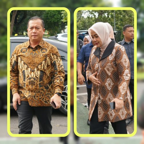 Gubernur dan Wakil Gubernur Provinsi NTB terpilih  Lalu Muhamad Iqbal, dan Hj. Indah Dhamayanti Putri dinyatakan sehat setelah menjalani tes kesehatan (Medical Check Up) di Plaza Gedung C Kemendagri Jalan Medan Merdeka Utara No. 8 Jakarta Pusat, Senin 17 Februari 2025.(Man)
