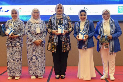 Wagub NTB Ummi Dinda menghadiri Musda IWAPI NTB di Mataram, Selasa 25 Februari 2025.(Man)