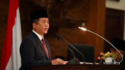 Gubernur NTB Pidato Perdana Sampaikan Visi Misi di Paripurna DPRD NTB