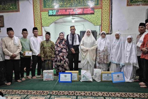 Wagub NTB Ummi Dinda melakukan safari Ramadhan di desa Ekowisata Batu Dulang, Kecamatan Batu Lanteh Kabupaten Sumbawa, Senin 10 Maret 2025.(Man)