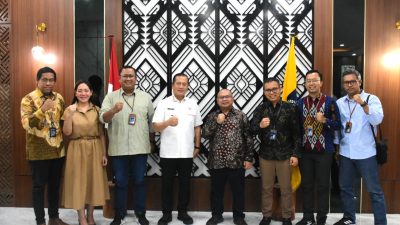 Gubernur NTB Lalu Muhamad Iqbal menerima audiensi dari GM PLN NTB, Bank Mandiri, dan Injourney Mandalika terkait Sinergi Green Energy (energi hijau) Mandalika EV Experience Chapter III Tahun 2025 yang akan dilaksanakan Pada tanggal 21 Mei 2025. (Iba)