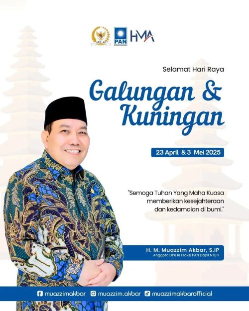 Muazzim Akbar - Hari Galungan dan Kuningan. (Iba/Ist)