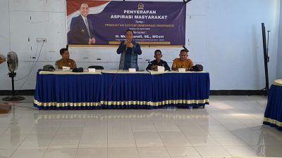 Mori Hanafi Menerima Sejumlah Aspirasi Masyarakat Dompu, Rumah Kumuh-Irigasi