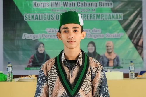 Ketua Umum Himpunan Mahasiswa Islam (HMI-MPO) Cabang Bima, Muzakir. (Iba/Ist)