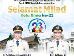 Bank NTB Syariah: Selamat HUT Kota Bima ke-23