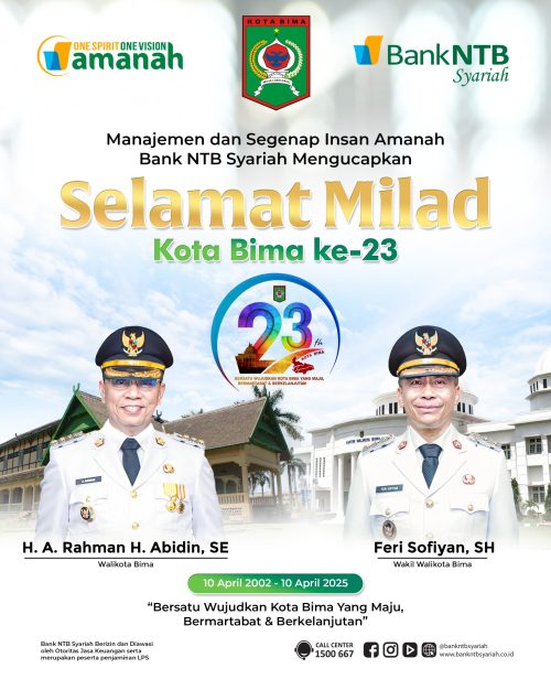 Bank NTB Syariah - HUT Kota Bima ke-23. (Iba/ADV)