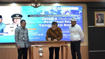 NTB Gandeng ITS dan Unesa, Gubernur Iqbal Ingin Pemerintahan Didukung Kajian Ilmiah