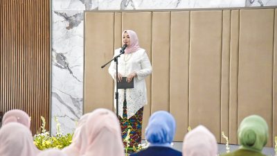Wakil Gubernur NTB Indah Dhamayanti Putri resmi dilantik sebagai Ketua BKOW NTB periode 2025-2030. (Iba)